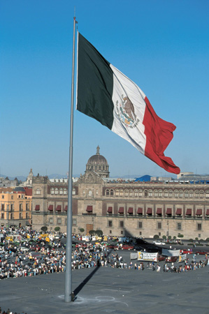 Zocalo in Mexiko Stadt